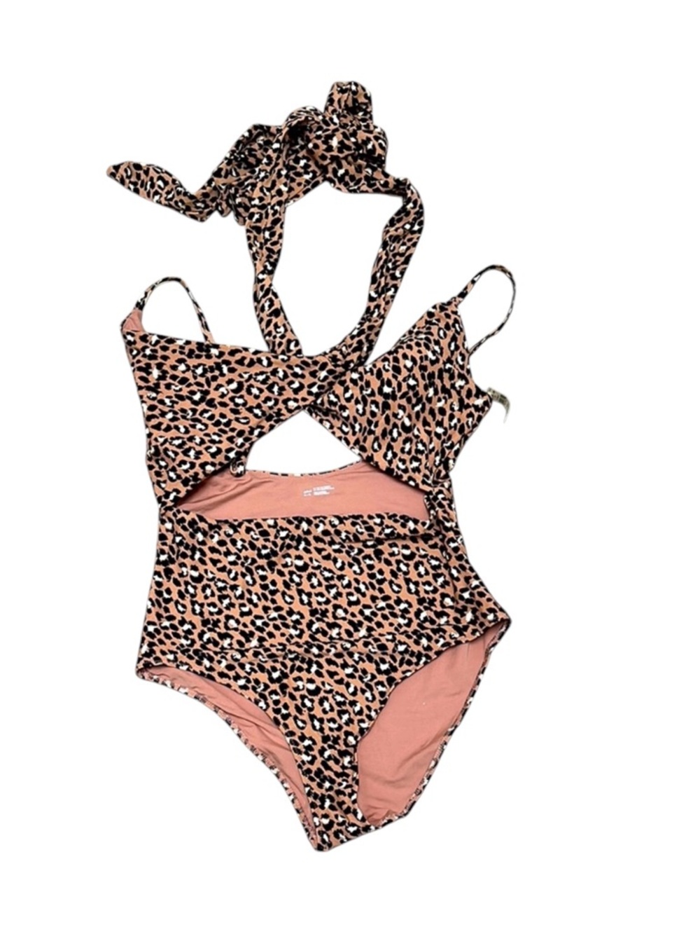 NWT Aerie Leopard Print One-Piece Swimsuit